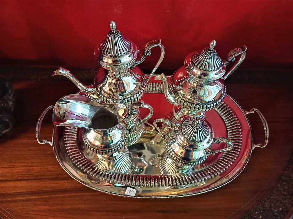 Serviço Chá Café Tabuleiro B. Prata 1