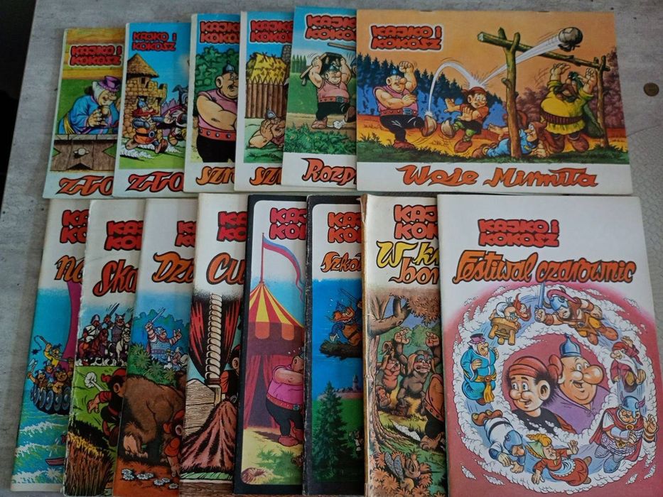 Zestaw komiksów Kajko i Kokosz