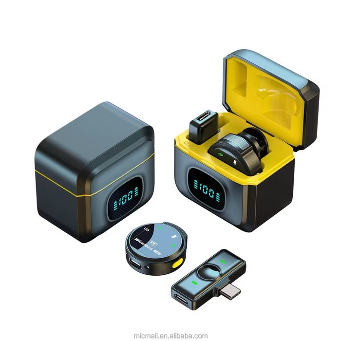 Бездротовий подвійний петличний мікрофон J6 для телефонів