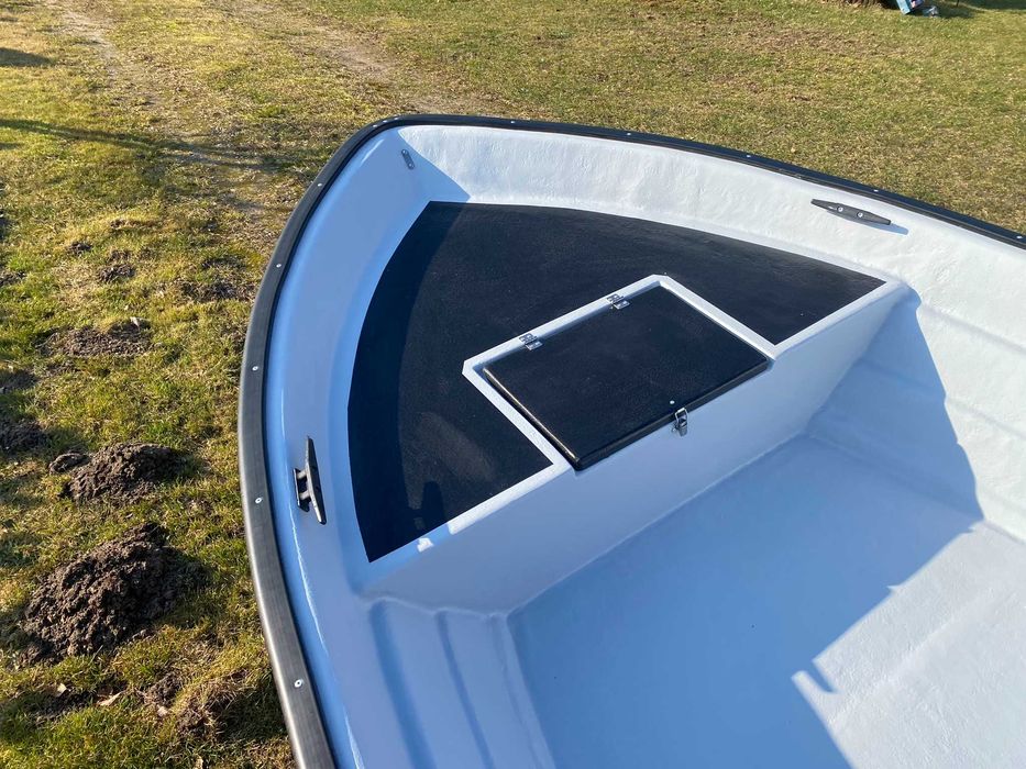 Łódź łódka wędkarska wiosłowa ROMANA 430 JEDNOPŁASZCZOWA 220kg SOLIDNA