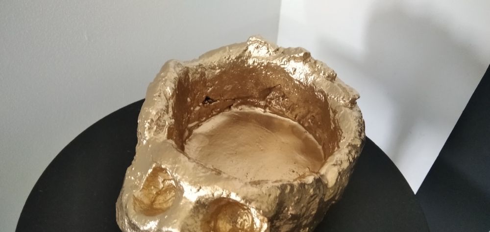 Caveira/Skull Dourada
