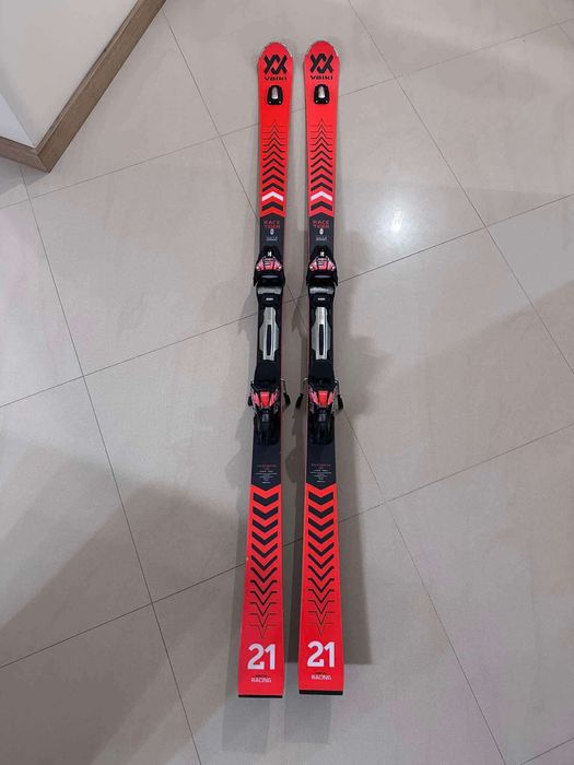 Narty Völki racetiger GS 185 + wiazania Rmotion2