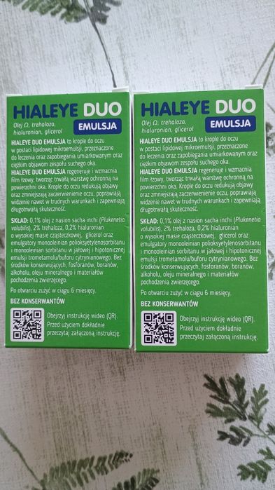 Hialeye Duo emulsja, krople do oczu,10 ml