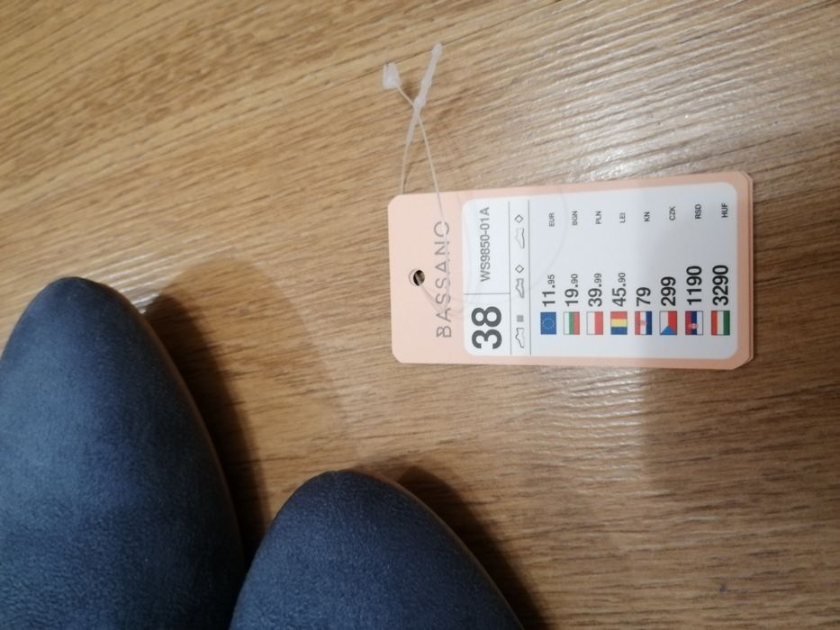 Baleriny Bassano rozmiar 38