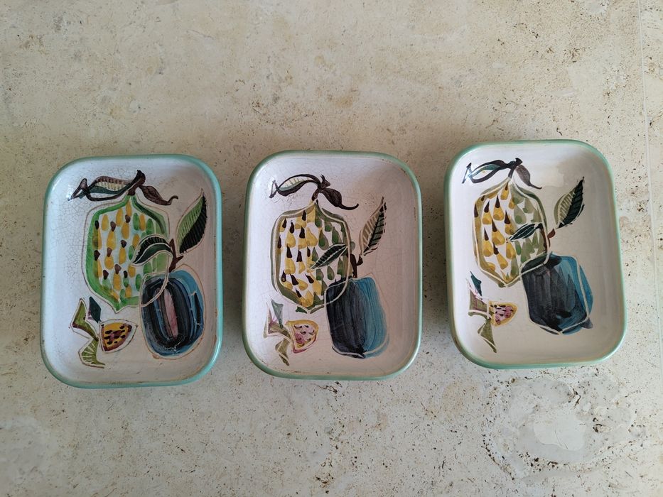 Pratos decorativos pintados á mão