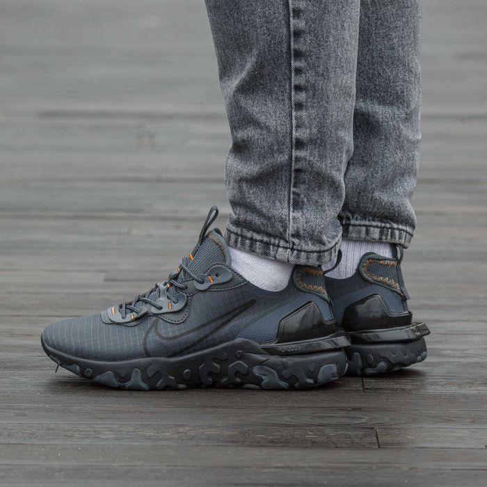 Чоловічі кросівки Nike React Vision "Dark/Grey" Розміри 40-45
