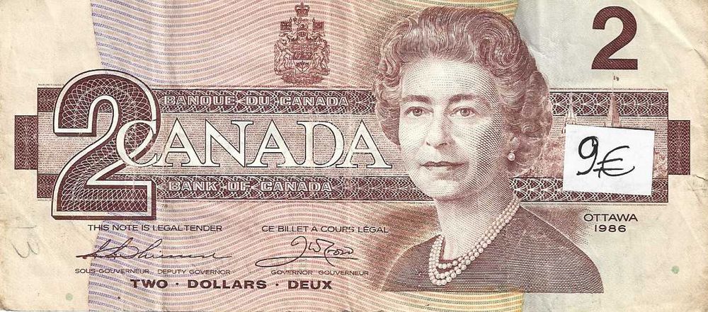 Notas antigas - Canadá