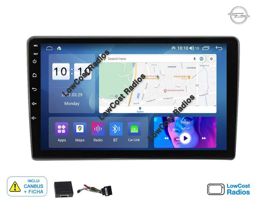 #OUTUBRO! OPEL ASTRA, CORSA, VECTRA, ZAFIRA | AUTO RÁDIO • GPS • BT • USB | ANDROID 15 | 7" e 9" | CARPLAY • ANDROID AUTO