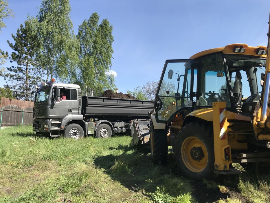 Transport, wywrotka 4-osiowa, wanna, wywóz