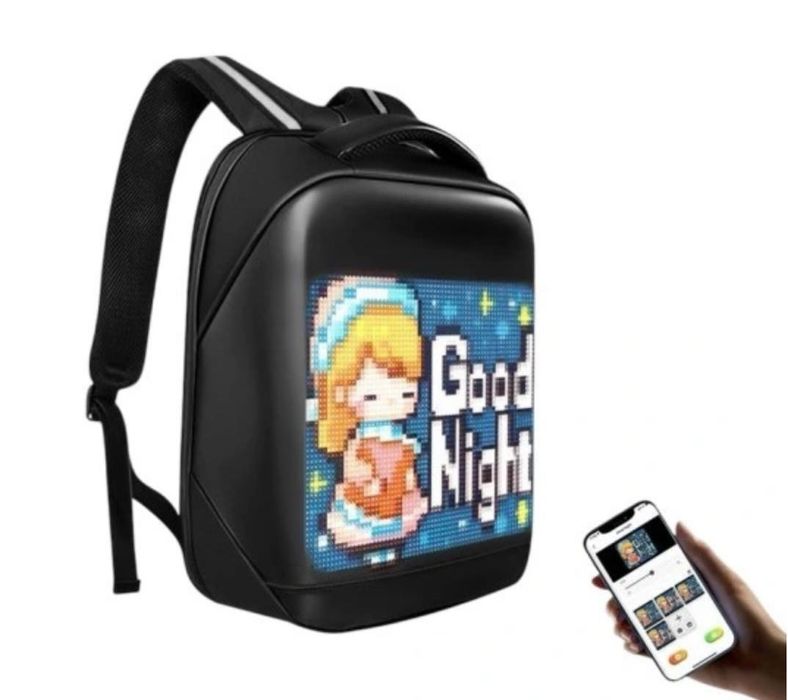 Plecak szkolny młodzieżowy led dla dziewczyny prezent