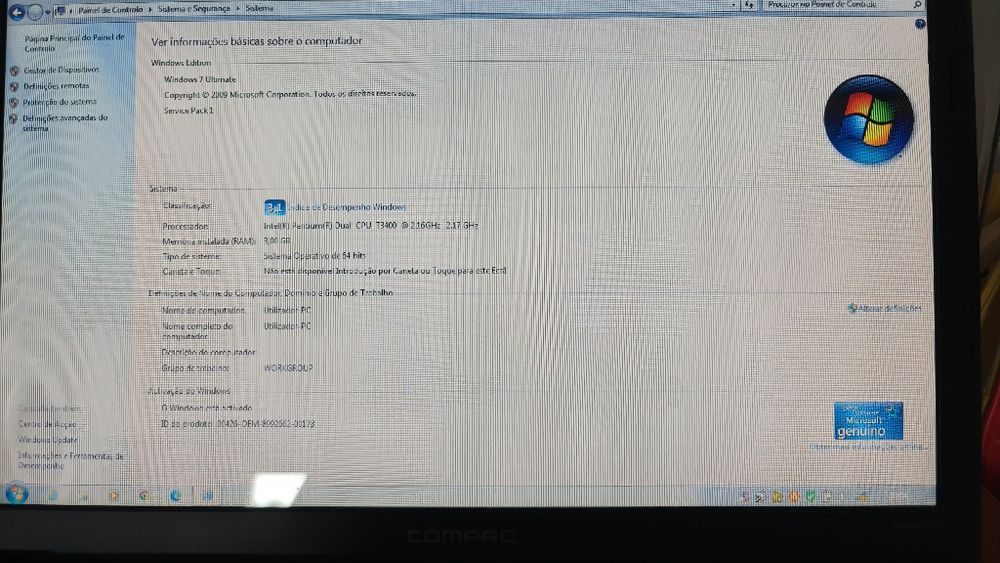 Portátil HP Presario CQ60