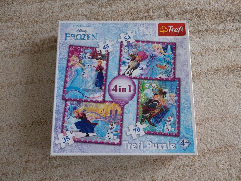 Disney Frozen Elsa 4w1 trefl 4+ puzzle