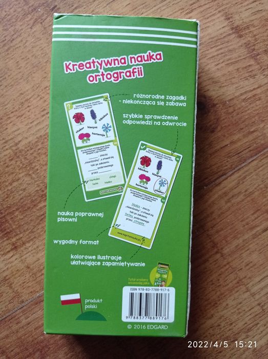 Ortografia w zagadkach, wyścig ortograficzny, dyktanda, ćwiczenia