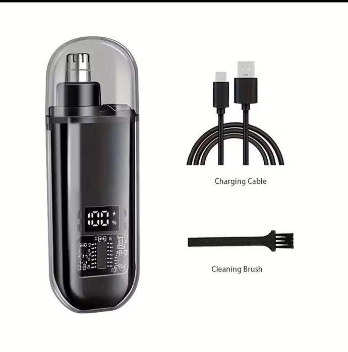 Акомуляторный триммер для волос в носу или ушах.