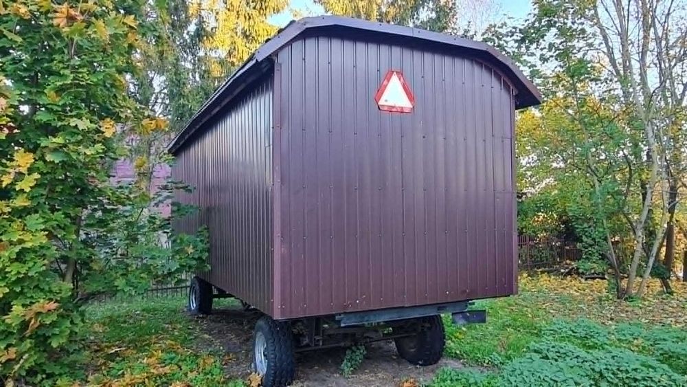 Barakowóz, domek na kołach, barak, kontener. Mobilny! 6 x 2,4 m.
