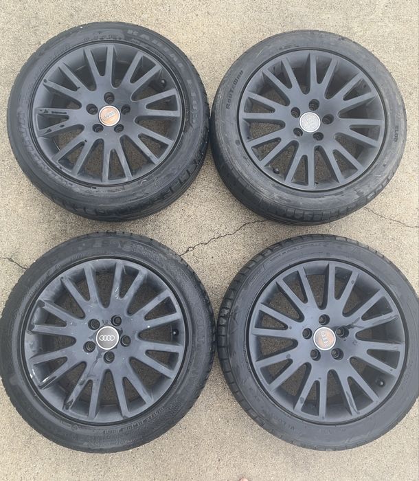 Jogo de 4 jantes 17" Audi/VW com pneus