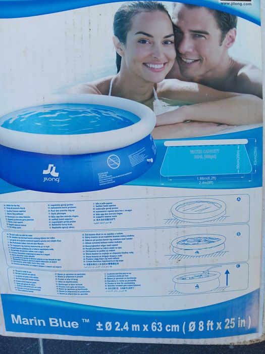 Piscina circular Jilong com 2074 litros