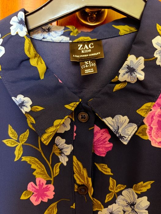 Шифонова квіткова сукня Zac Posen розмір s