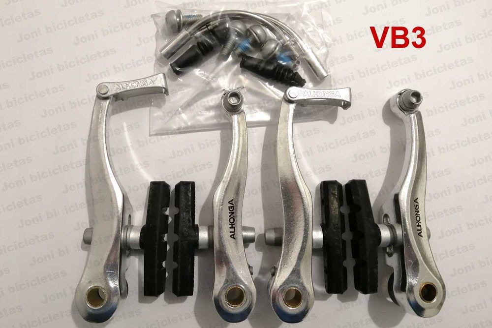 Travões V-Brake e cantilever de bicicleta