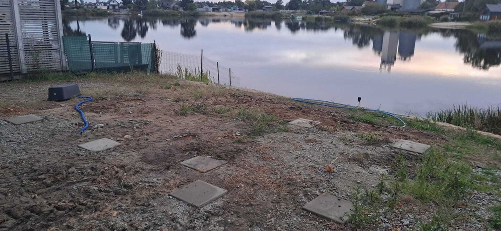 Działka nad jeziorem z własną linią brzegową