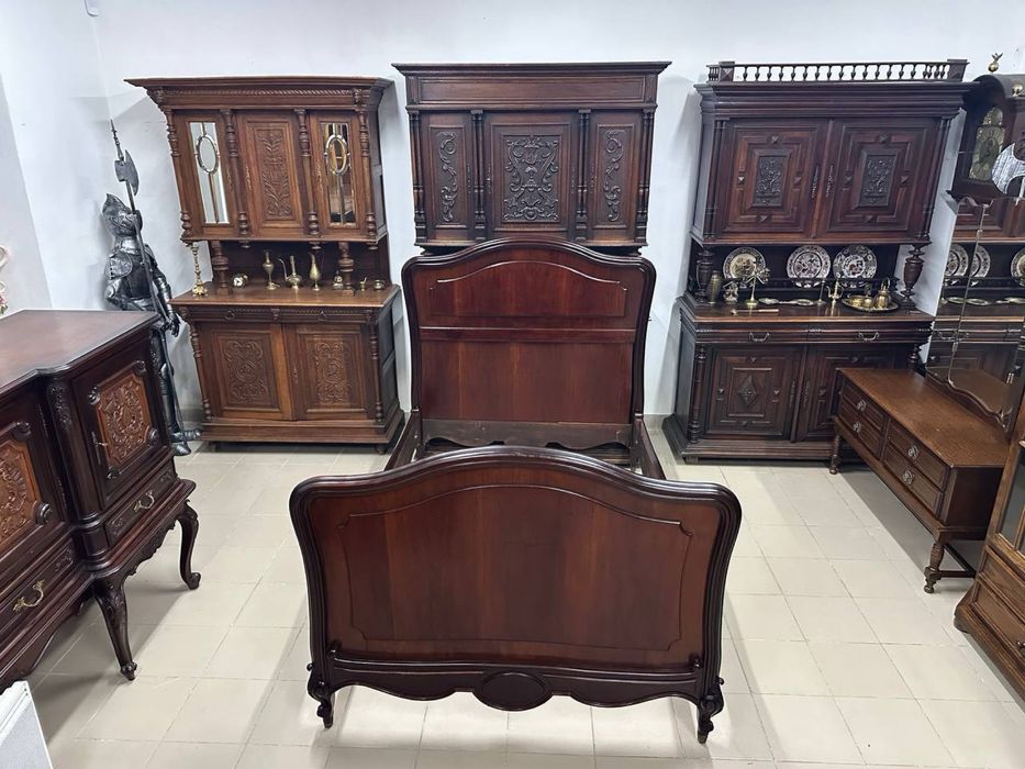 Вінтажне ліжко дерево кровать 4184