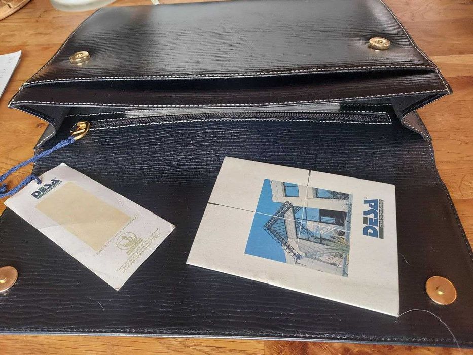 Skórzana teczka , aktówka na dokumenty, ekskluzywnej firmy DESA