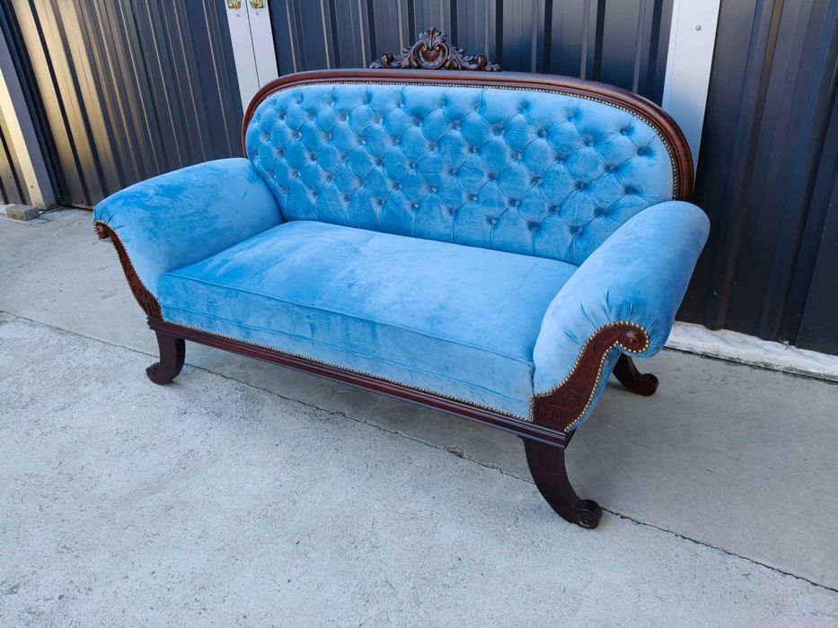 Kanapa sofa antyczna BIEDERMEIER po renowacji