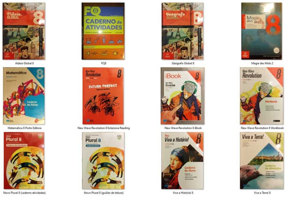 Cadernos de Atividades 8º ano - OPORTUNIDADE!