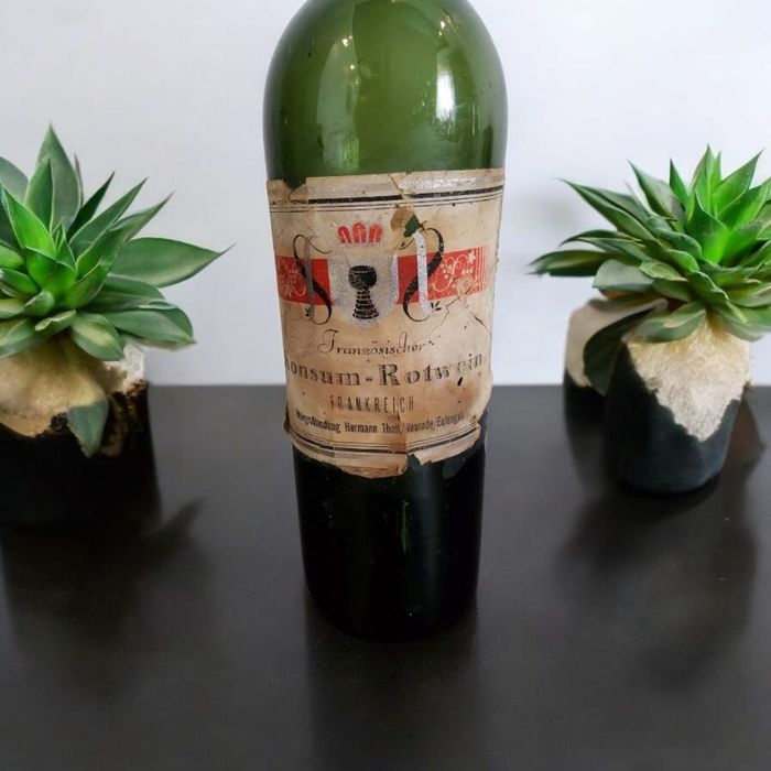 Kolekcjonerska butelka wina Konsum-Rotwein – Neurode (Nowa Ruda)