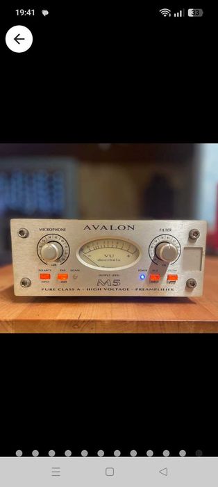 Avalon M 5 mic pre-amp