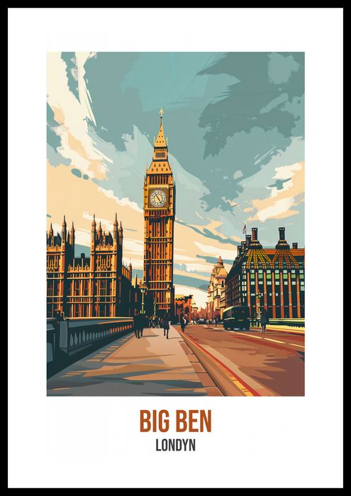 Plakat 40x60cm Big Ben