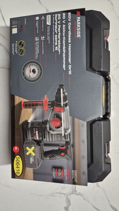перфоратор PARKSIDE performance 20v