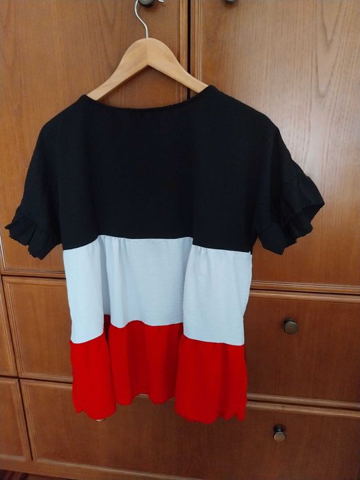 Blusa tricolorida, New Collection, Nova, XXL/3XL