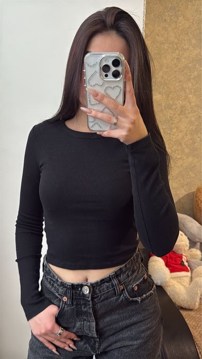 Топ з рукавами h&m
