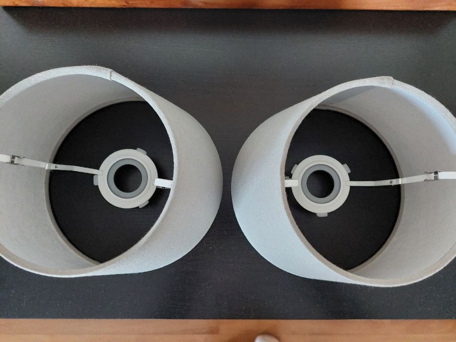 Abajours cinza opaco