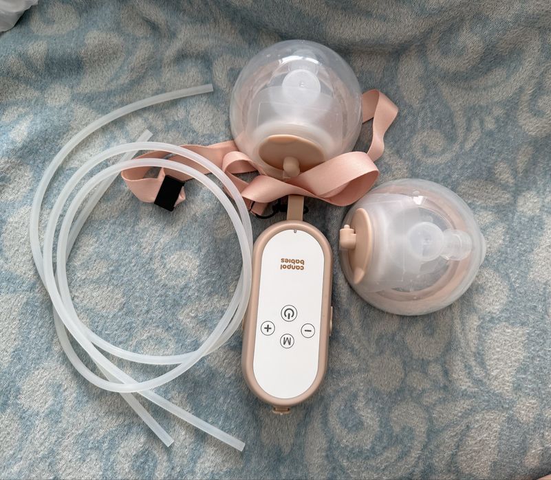 Молоковідсмоктувач подвійний електричний Canpol Babies MilkShell Double Wearable In-Bra
