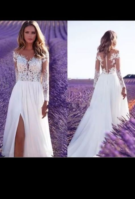 Suknia ślubna w rozmiarze S