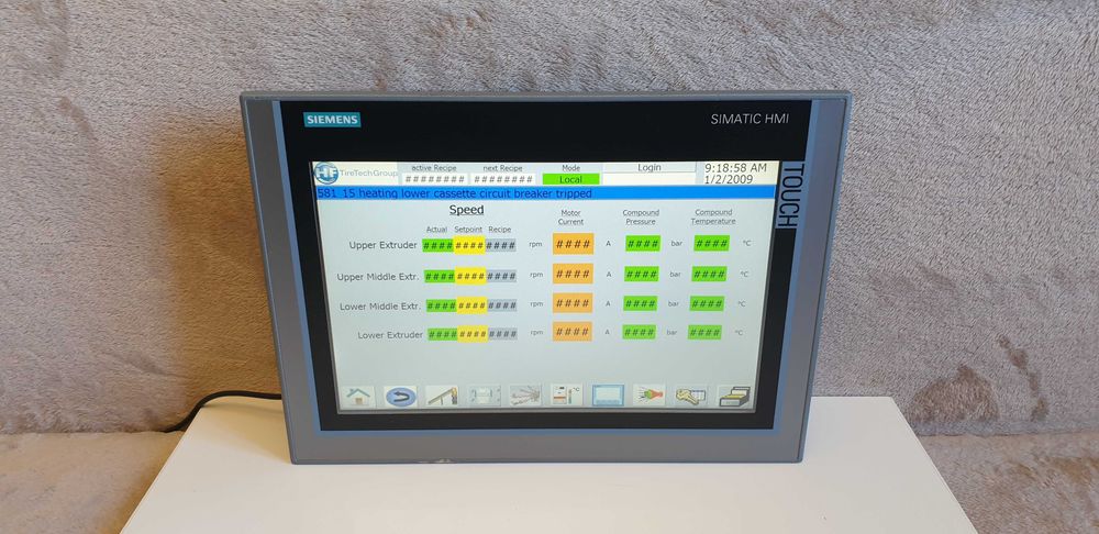 Siemens Simatic TP1200 COMFORT Panel 12" - 6AV2124-0MC01-0AX0 Gorzów ...