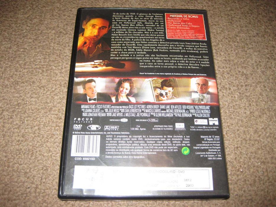 DVD "Hollywoodland" com Ben Affleck