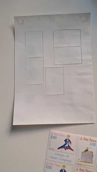 Filatelia 1998 – 2 Blocos + 2 Bandas “Le Petit Prince” – COMO NOVO