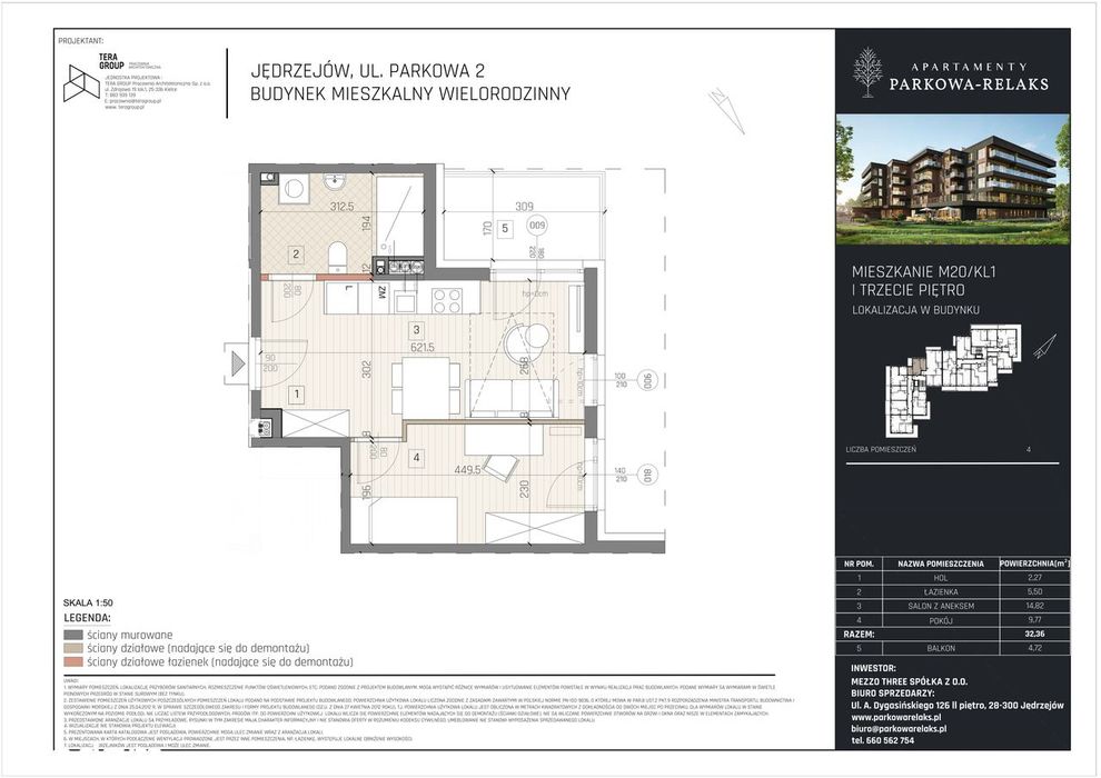 Mieszkanie 2-Pokojowe 32,36 M² Z Widokiem Na Zalew | M20/Kl1/04