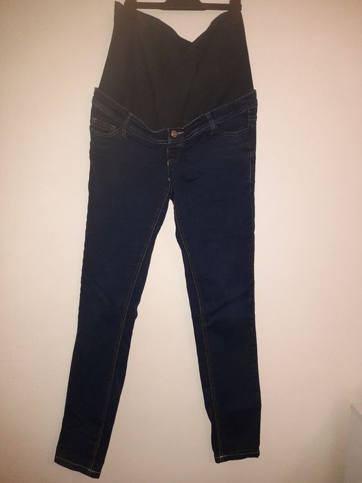 Spodnie ciażowe jeansy ciażowe miekkie elastyczne