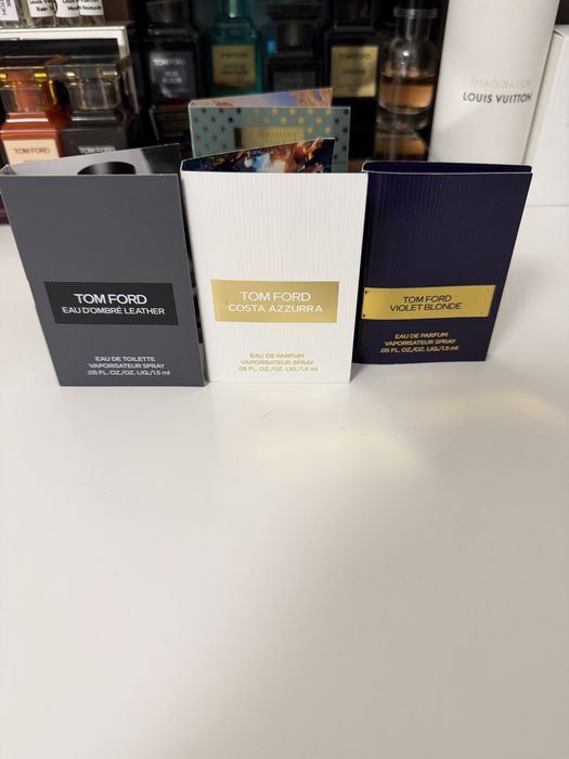 Perfumy Tom Ford costa azzurra d’ombre leather violet blonde