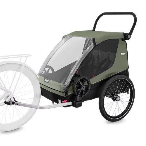 Thule Courier podwójna przyczepka rowerowa wózek spacerowy