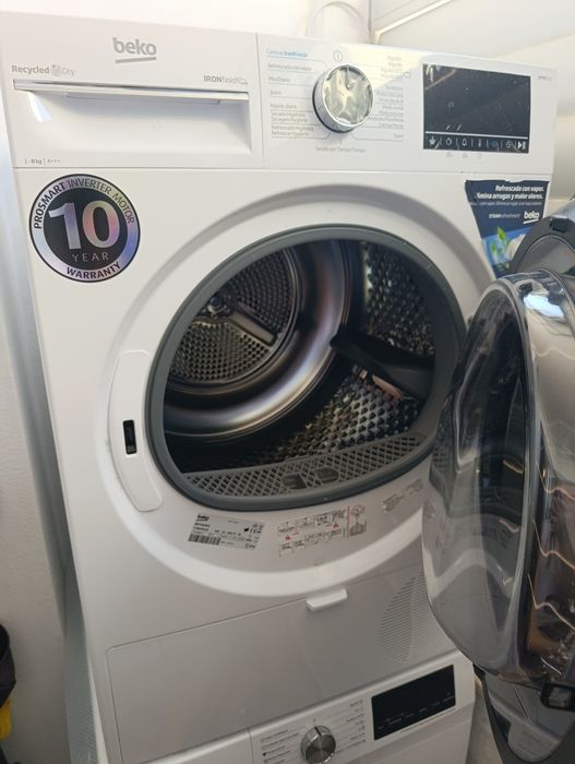 Máquina de Secar Roupa Beko bPRO500 8kg – Bomba de Calor