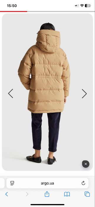 Пуховик benetton розмір S