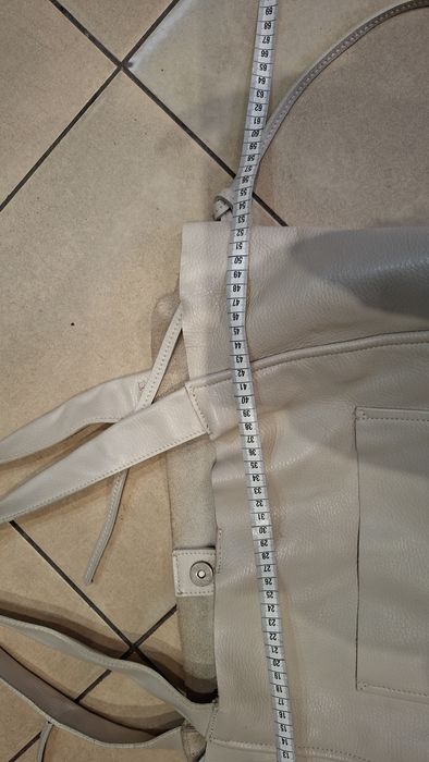 Torba worek skóra prawdziwa miękka wymiary na zdjęciach