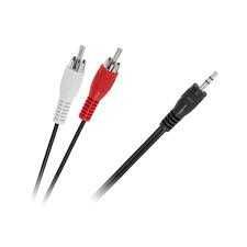 Kabel jack 3,5mm - 2x Chinch RCA 5m kabel audio