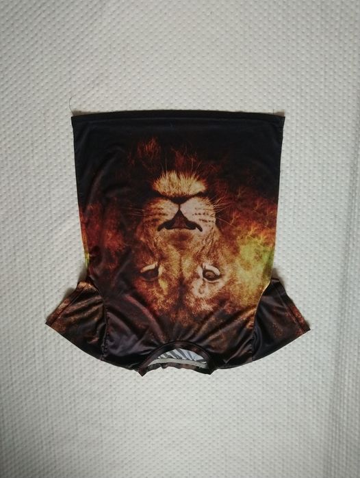 Футболка з принтом Лев на 12-14 років