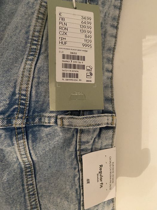 Jeansy nowe z metką od H&M